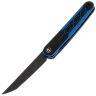Нож CIVIVI KwaiQ blackwash сталь Nitro-V рукоять Blue/Black G10 (C23015-3)
