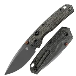 Нож Vosteed Psyop 299 destroyer gray сталь S35VN рукоять Black Norplex UltreX Micarta