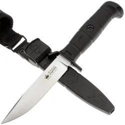 Нож Kizlyar Supreme Combat Convex Satin сталь VG-10 рукоять Black Kraton