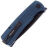 Нож Petrified Fish Beluga Blackwash сталь K110 рукоять Blue Micarta