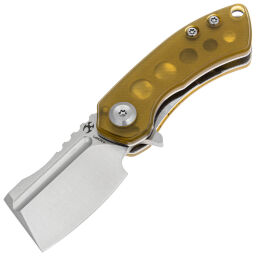 Нож Kansept Mini Korvid satin сталь S35VN рукоять Amber Ultem