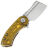 Нож Kansept Mini Korvid satin сталь S35VN рукоять Amber Ultem