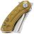 Нож Kansept Mini Korvid satin сталь S35VN рукоять Amber Ultem