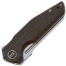 Нож We Knife StarHawk сталь CPM-20CV рукоять Black Titanium (WE21017-3)