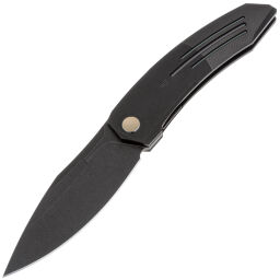 Нож WE Knife Sine Wave blackwash сталь M390 рукоять Black Titanium (WE23069B-1)