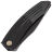 Нож WE Knife Sine Wave blackwash сталь M390 рукоять Black Titanium (WE23069B-1)