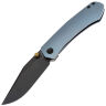 Нож Vosteed Vallhund blackwash сталь S35VN рукоять Blue Titanium