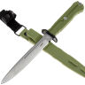 Нож Mr.Blade Leshiy stonewash сталь AUS-8 рукоять OD Green Elastron