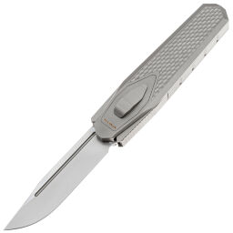 Нож Remette Swordfish Clip Point сталь M390 рукоять Sandblast Titanium/Copper CF (ZL101A4)