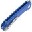 Нож CIVIVI Elementum II Button Lock satin сталь Nitro-V рукоять Diamond Blue Alum (C18062PD-2)