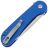 Нож CIVIVI Elementum II Button Lock satin сталь Nitro-V рукоять Diamond Blue Alum (C18062PD-2)