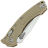 Нож Microtech Amphibian Ram-Lok stonewash сталь M390MK рукоять Tan Frag G10 (137RL-10FRGTTA)