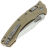 Нож Microtech Amphibian Ram-Lok stonewash сталь M390MK рукоять Tan Frag G10 (137RL-10FRGTTA)