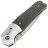 Нож QSP Vault satin сталь 14C28N рукоять Aluminum/Green Micarta (QS157-B1)
