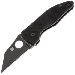 Нож Spyderco Microjimbo Black cталь S30V рукоять Black G10 (C264GPBK)