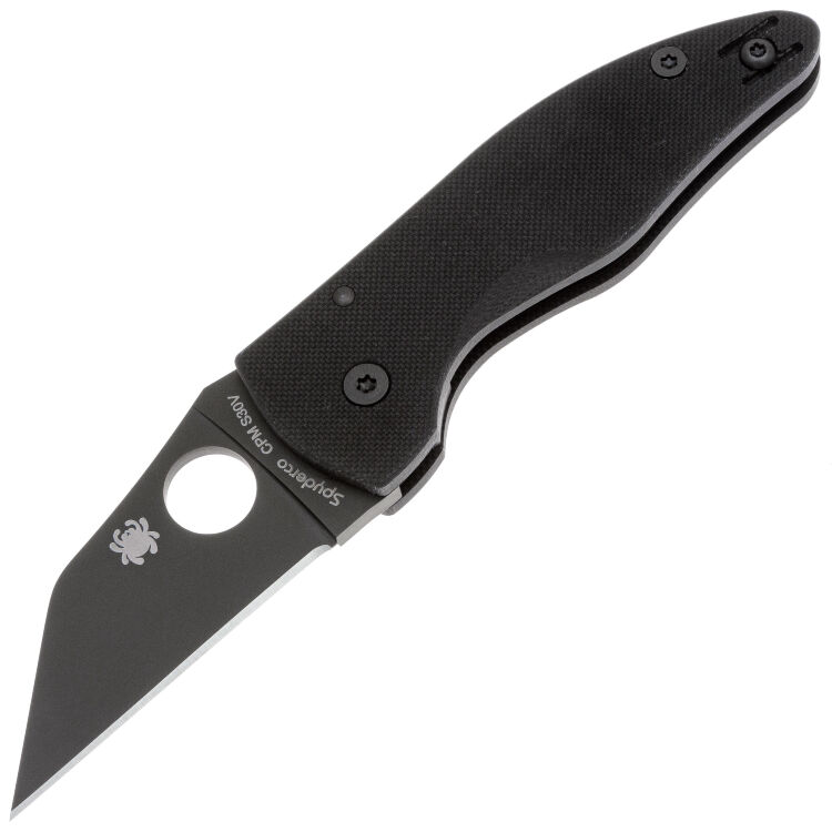 Нож Spyderco Microjimbo Black cталь S30V рукоять Black G10 (C264GPBK)