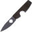 Нож Daggerr Cigarknife blackwash сталь N690 рукоять Black G10