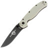 Нож Ontario RAT-2 black сталь AUS-8 рукоять Ivory GFN (8862BONE)