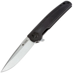 Нож Kizlyar Supreme Biker-Z сталь N690 Stonewash  рукоять Black G10
