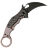 Нож FOX Karambit Black сталь Elmax рукоять CF/Bronze Ti (FX-599TiC)