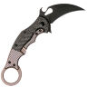 Нож FOX Karambit Black сталь Elmax рук. CF/Bronze Ti (FX-599TiC)