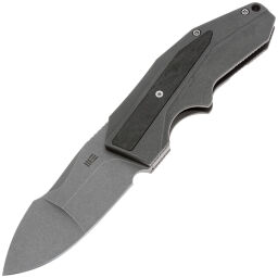 Нож WE Knife Coral greywash сталь CPM-20CV рукоять Gray Titanium/Marble CF (WE24044-2)