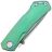 Нож Real Steel Luna Maius сталь N690 рукоять Spring Green Titanium (7094)