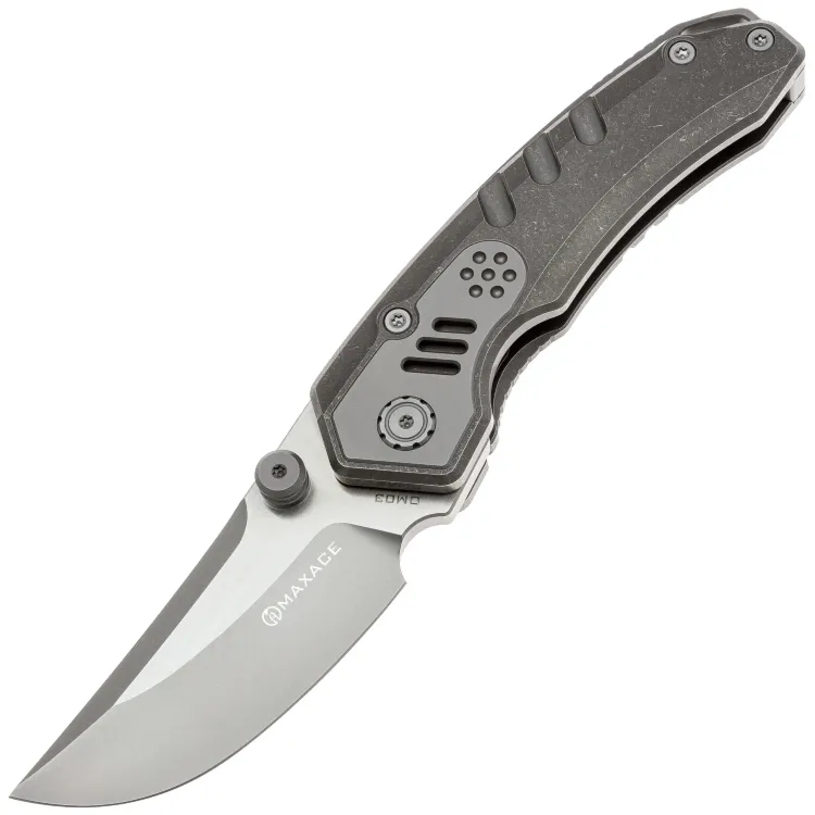 Нож Maxace BlackLight-02 сталь M390 рукоять Beadblast/Dark grey Titanium