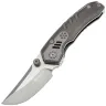 Нож Maxace BlackLight-02 сталь M390 рукоять Beadblast/Dark grey Titanium