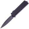 Нож Daggerr Кощей blackwash сталь D2 рукоять Black Aluminium