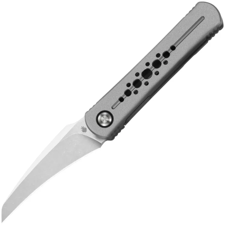 Нож Kizer Feist 2 Hawkbill stonewash сталь M390 рукоять Titanium