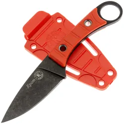 Нож Кизляр Крот блэквош сталь AUS-8 рукоять ABS красный (0142010)