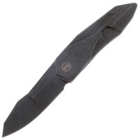 Нож We Knife Solid blackwash сталь CPM-20CV рукоять Black Titanium (WE22028-1)