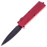 Нож Daggerr Кощей blackwash сталь D2 рукоять Red Aluminium