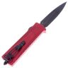 Нож Daggerr Кощей blackwash сталь D2 рукоять Red Aluminium