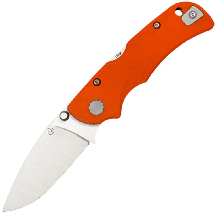 Нож Manly City сталь 14C28N рукоять Orange G10