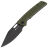 Нож Sencut GlideStrike black сталь 9Cr18MoV рукоять OD Green G10 (S23018-3)