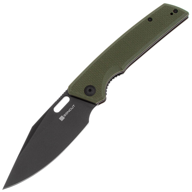 Нож Sencut GlideStrike black сталь 9Cr18MoV рукоять OD Green G10 (S23018-3)