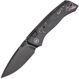 Нож Remette Steed DLC сталь M390 рукоять Black Titanium/Black-Purple Carbon Fiber (RTWS-BY)