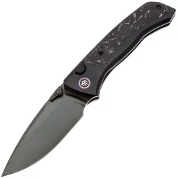 Нож Remette Steed DLC сталь M390 рукоять Black Titanium/Black-Purple Carbon Fiber (RTWS-BY)