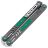 Нож-бабочка Reptilian Стикс-03 сталь D2 рукоять Steel/Green aluminium
