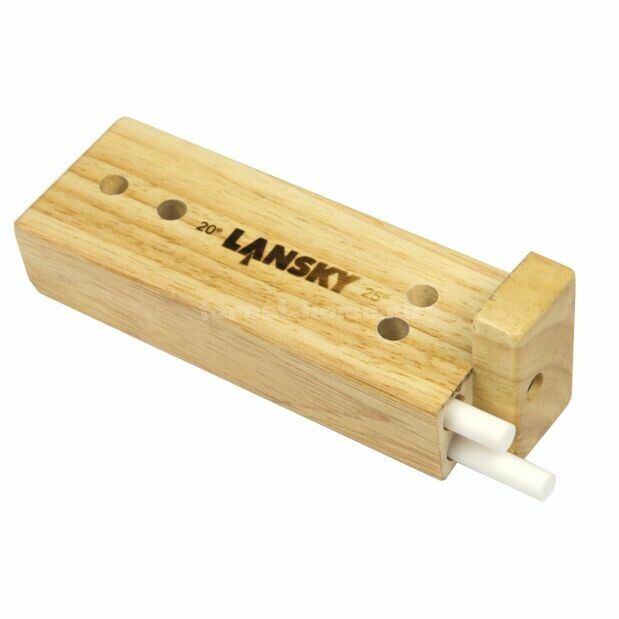 Lansky Turn Box 4 Rod Ceramic Crock Stick Knife Sharpener LCD5D