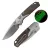 Нож Vosteed Psyop 299 satin сталь S35VN рукоять Ti/Brown GID Micarta