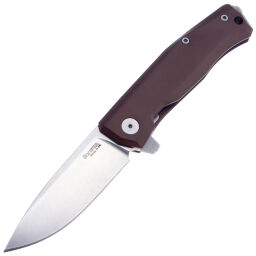 Нож Lion Steel Myto Stonewash сталь M390 рукоять Brown Aluminium (L/MT01A EB)