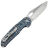 Нож Vosteed Thunderbird satin сталь M390 рукоять Blue Cloud Carbon fiber