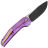 Нож Dyag/TuoTown FCF DLC сталь Tmax рукоять Purple Crystal Titanium