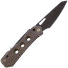 Нож We Knife Vision R Blackwash сталь CPM-20CV рукоять Bronze Titanium (WE21031-4)