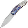 Нож WE Knife Sine Wave polished beadblast сталь M390 рукоять Flamed/Gray Titanium (WE23069B-4)