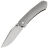 Нож Vosteed Vallhund stonewash сталь S35VN рукоять Grey Titanium