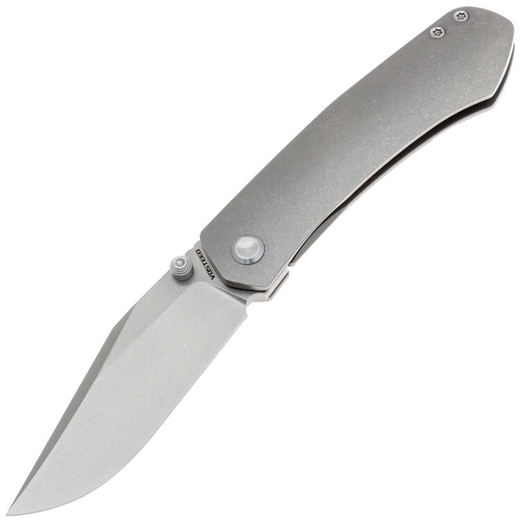 Нож Vosteed Vallhund stonewash сталь S35VN рукоять Grey Titanium